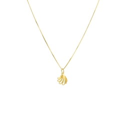 Colgante Concha Calada bañada en oro - Imagen 2