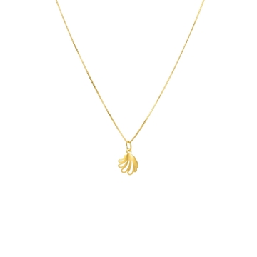 Colgante Concha Calada bañada en oro - Imagen 2