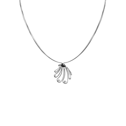 Colgante Concha Filigrana Azabache - Imagen 2