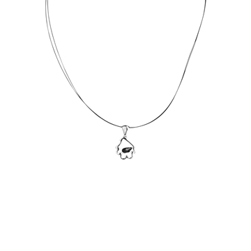 Colgante Concha Perfil Azabache - Imagen 1