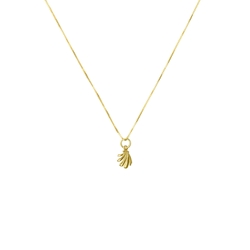 Colgante Concha Volumen bañada en oro - Imagen 2