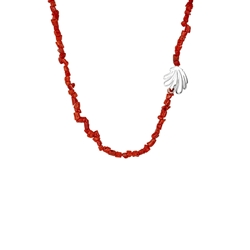 Collar Coral Concha Calada con cierre - Imagen 1