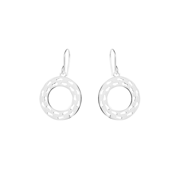 Pendientes Círculo Huellas - Imagen 1