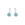 Pendientes Concha Bicolor - Imagen 2