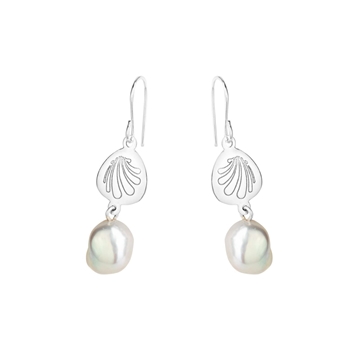 Pendientes Concha Chapa Perla - Imagen 1