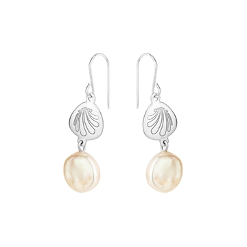 Pendientes Concha Chapa Perla - Imagen 2