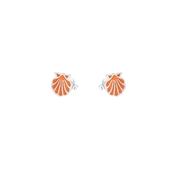 Pendientes Concha Naranja - Imagen 2