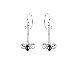 Pendientes Lis Azabache - Imagen 1