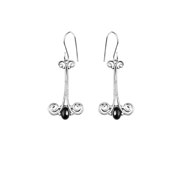 Pendientes Lis Azabache - Imagen 1