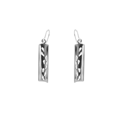 Pendientes Media Caña Brillo - Imagen 1