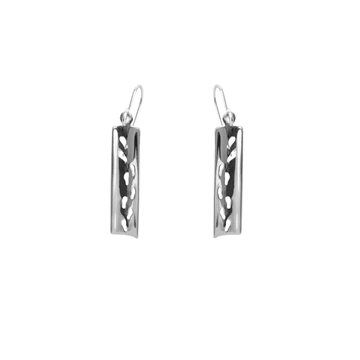 Pendientes Media Caña Brillo - Imagen 1