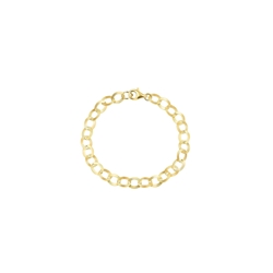 Pulsera 17 cm baño oro - Imagen 1