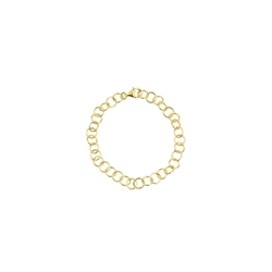 Pulsera 19 cm baño oro - Imagen 1